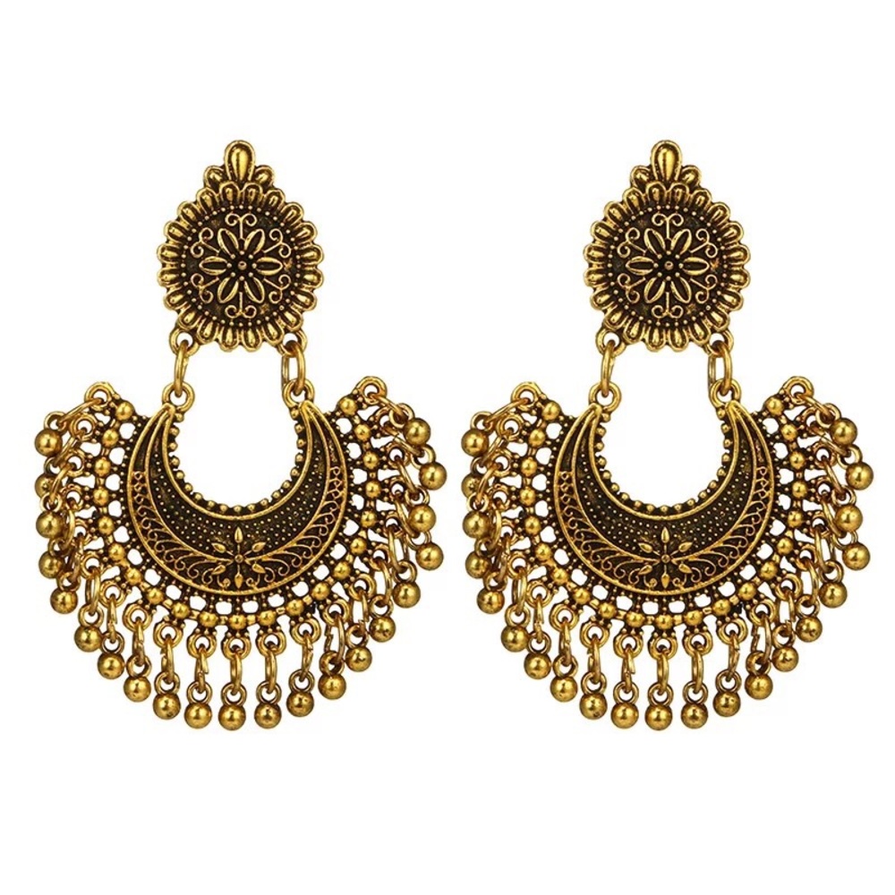 Boho bohemian Gypsy Earrings - Picture 6 of 7